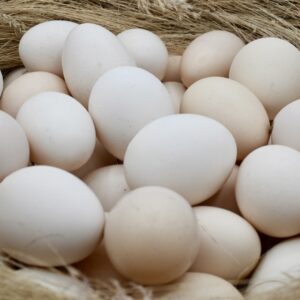 Person holding smartphone displaying colorful mobile app interface